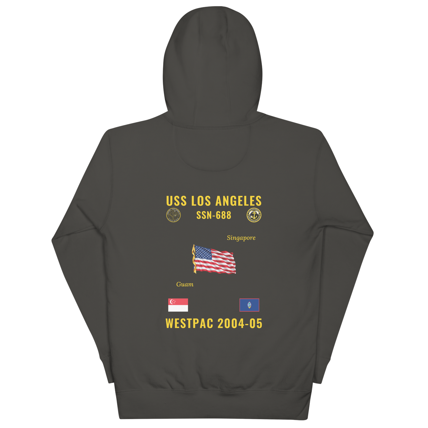 USS Los Angeles (SSN-688) 2004-05 WestPac Cruise Hoodie