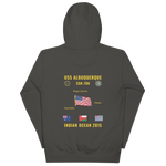 USS Albuquerque (SSN-706) 2015 Indian Ocean Cruise Hoodie
