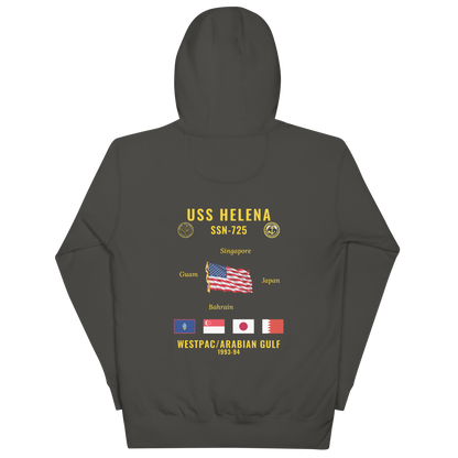 USS Helena (SSN-725) 1993-94 WestPac/Arabian Gulf Cruise Hoodie