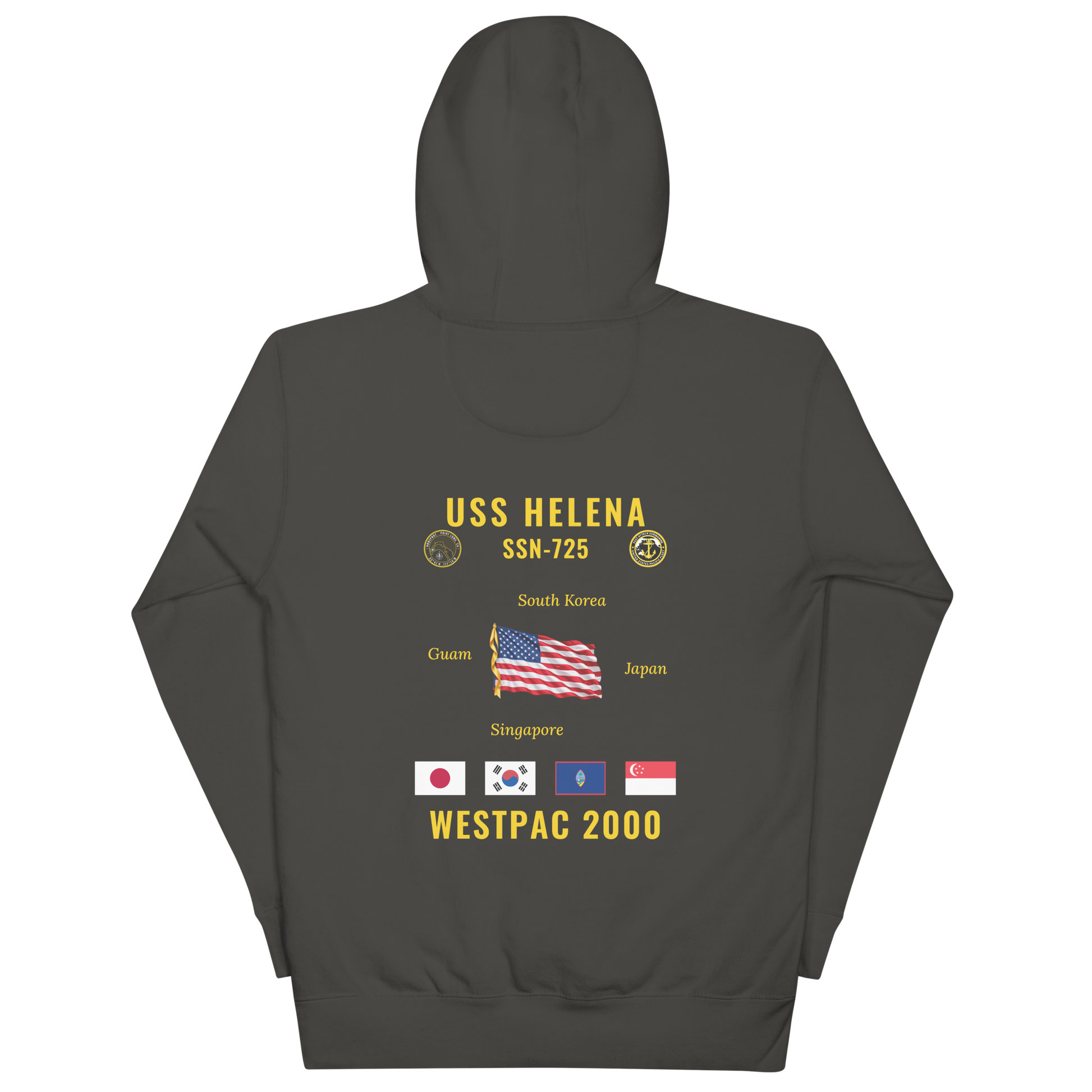 USS Helena (SSN-725) 2000 WestPac Cruise Hoodie