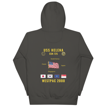 USS Helena (SSN-725) 2000 WestPac Cruise Hoodie