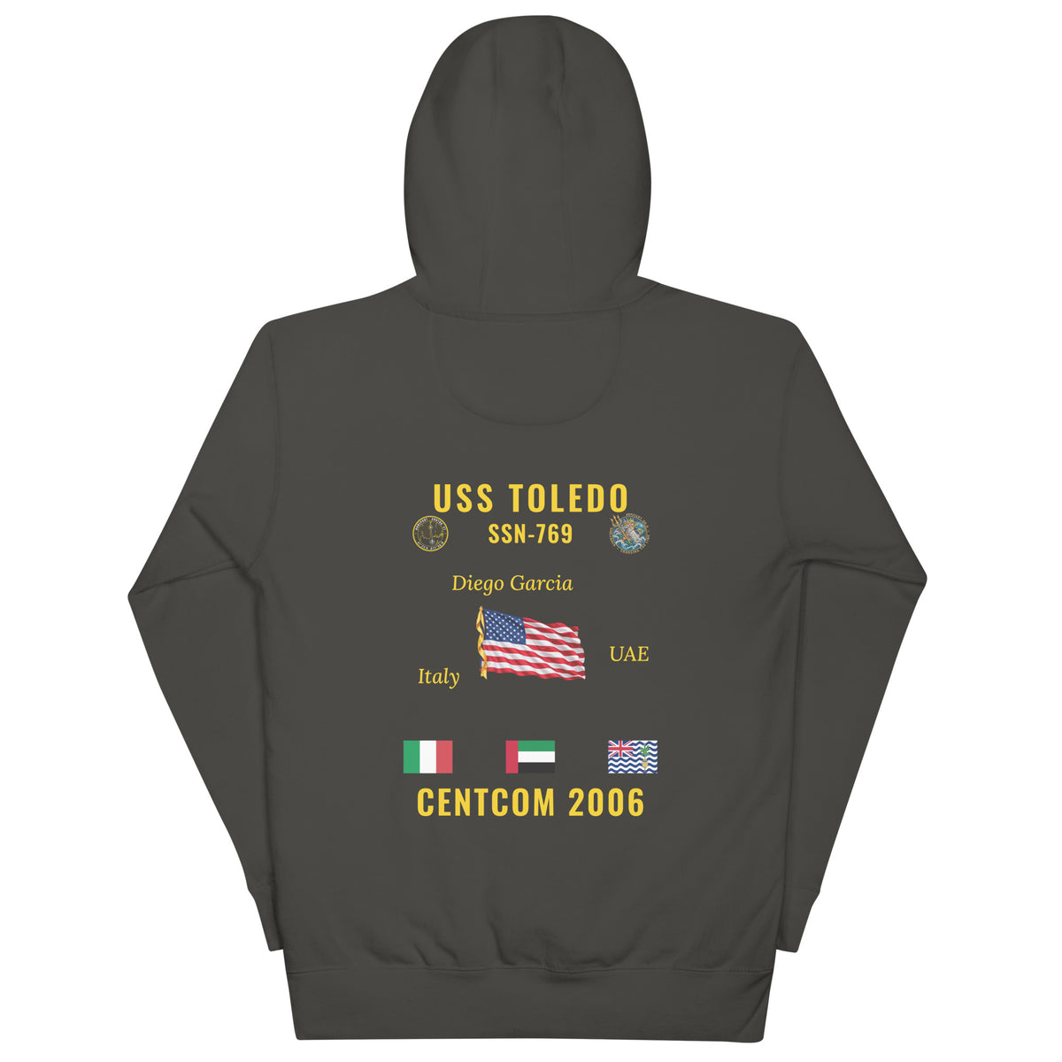 USS Toledo (SSN-769) 2006 CENTCOM Cruise Hoodie