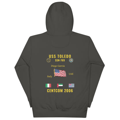 USS Toledo (SSN-769) 2006 CENTCOM Cruise Hoodie