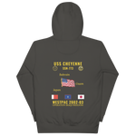 USS Cheyenne (SSN-773) 2002-03 WestPac Cruise Hoodie