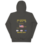 USS Cheyenne (SSN-773) 2017 WestPac Cruise Hoodie