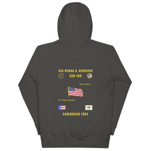 USS Hyman G. Rickover (SSN-709) 1984 Caribbean Cruise Hoodie