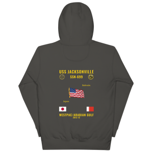 USS Jacksonville (SSN-699) 2012-13 WestPac/Arabian Gulf Cruise Hoodie