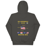 USS Jacksonville (SSN-699) 2015 WestPac Cruise Hoodie