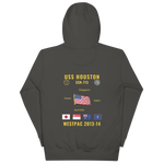 USS Houston (SSN-713) 2013-14 WestPac Cruise Hoodie