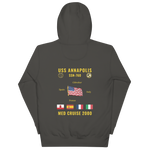 USS Annapolis (SSN-760) 2000 Med Cruise Hoodie