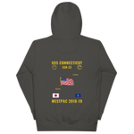 USS Connecticut (SSN-22) 2018-19 WestPac Cruise Hoodie