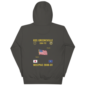 USS Greeneville (SSN-772) 2000-01 WestPac Cruise Hoodie