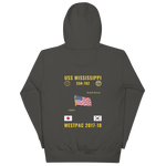 USS Mississippi (SSN-782) 2017-18 WestPac Cruise Hoodie