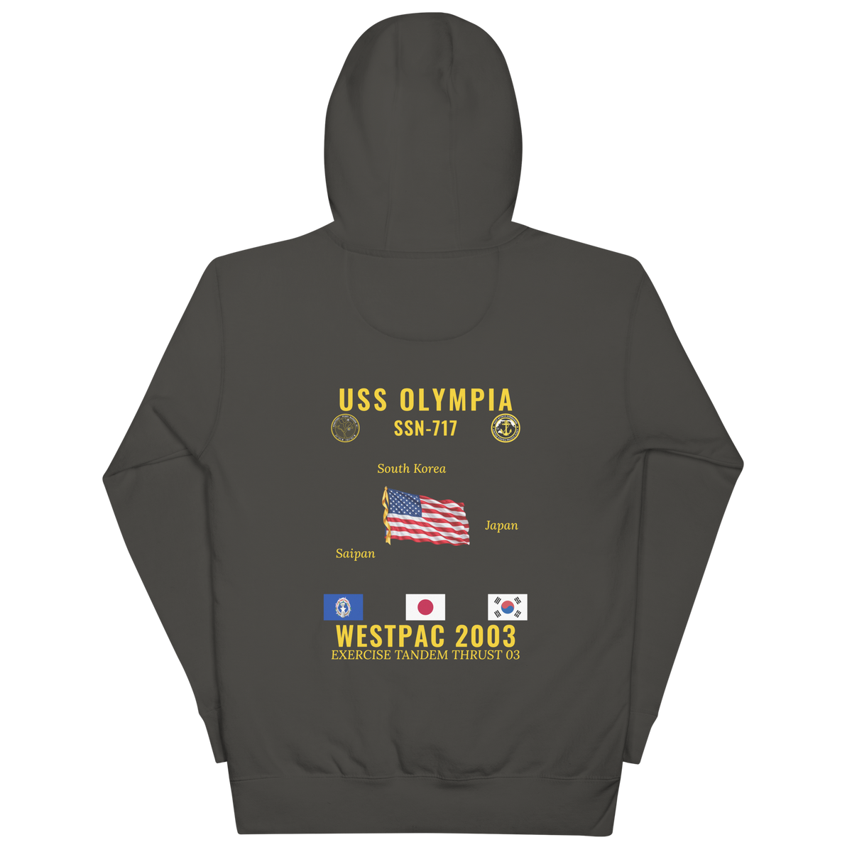 USS Olympia (SSN-717) 2003 WestPac Cruise Hoodie