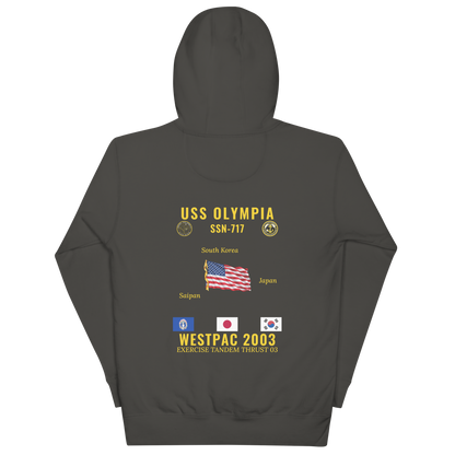 USS Olympia (SSN-717) 2003 WestPac Cruise Hoodie