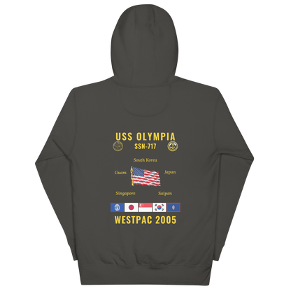 USS Olympia (SSN-717) 2005 WestPac Cruise Hoodie