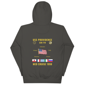USS Providence (SSN-719) 1998 Med Cruise Hoodie