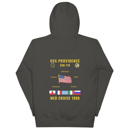 USS Providence (SSN-719) 1998 Med Cruise Hoodie