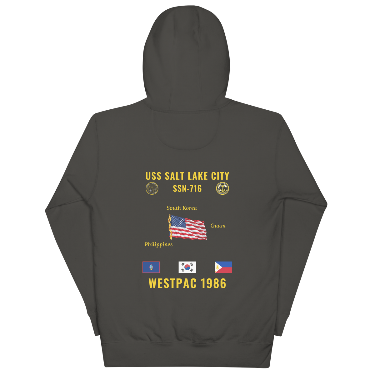 USS Salt Lake City (SSN-716) 1986 WestPac Cruise Hoodie