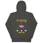 USS Alexandria (SSN-757) 1993 Med Cruise Hoodie