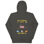 USS Georgia (SSGN-729) 2009-10 Med Cruise Hoodie