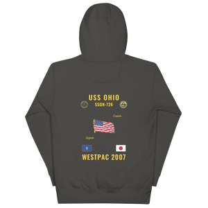 USS Ohio (SSGN-726) 2007 WestPac Cruise Hoodie