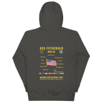 USS Fitzgerald (DDG-62) 1997 Maiden Deployment Cruise Hoodie