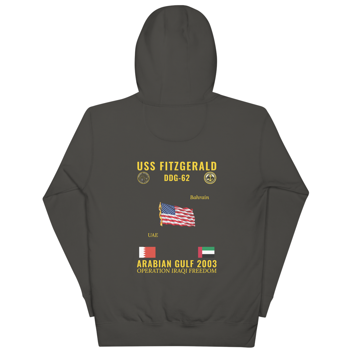 USS Fitzgerald (DDG-62) 2003 Arabian Gulf Cruise Hoodie