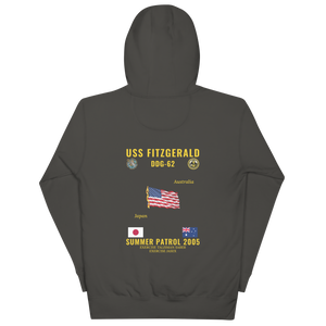 USS Fitzgerald (DDG-62) 2005 Summer Patrol Cruise Hoodie