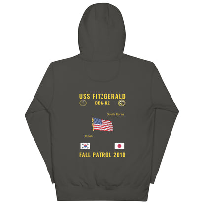 USS Fitzgerald (DDG-62) 2010 Fall Patrol Cruise Hoodie