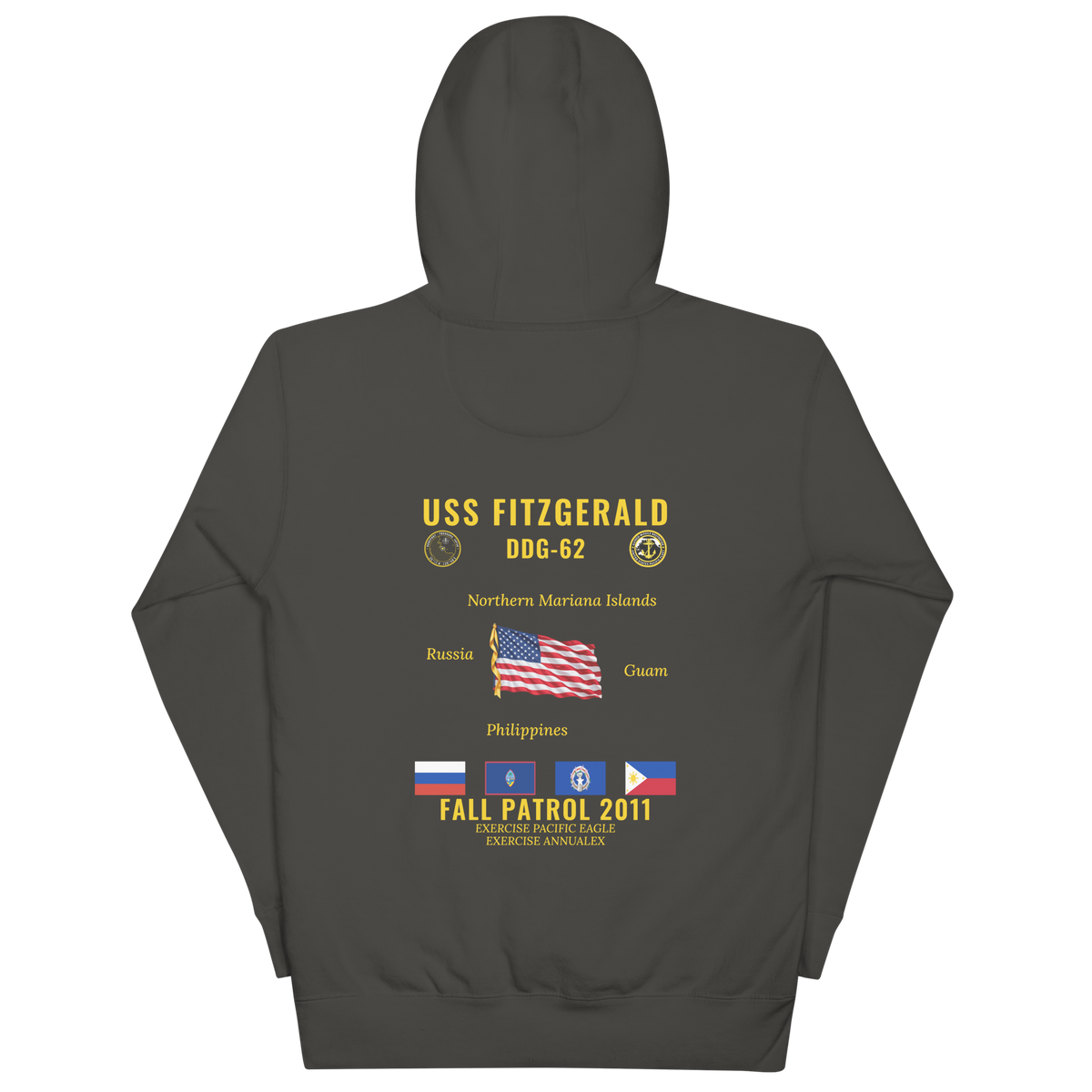 USS Fitzgerald (DDG-62) 2011 Fall Patrol Cruise Hoodie