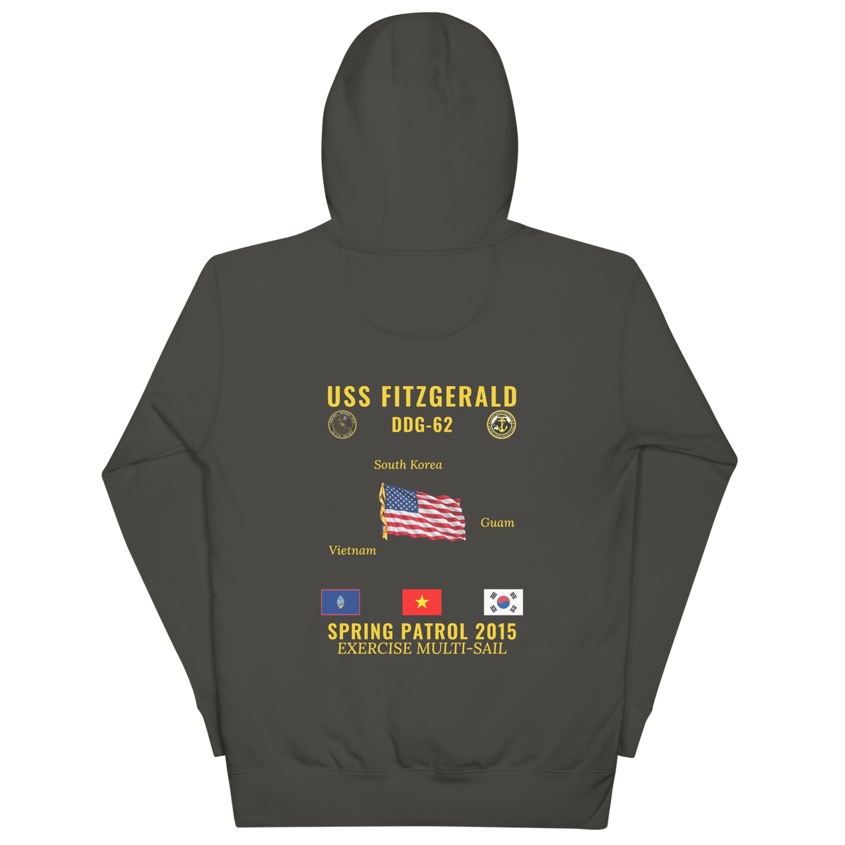 USS Fitzgerald (DDG-62) 2015 Spring Patrol Cruise Hoodie