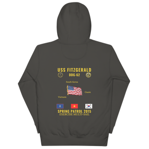 USS Fitzgerald (DDG-62) 2015 Spring Patrol Cruise Hoodie