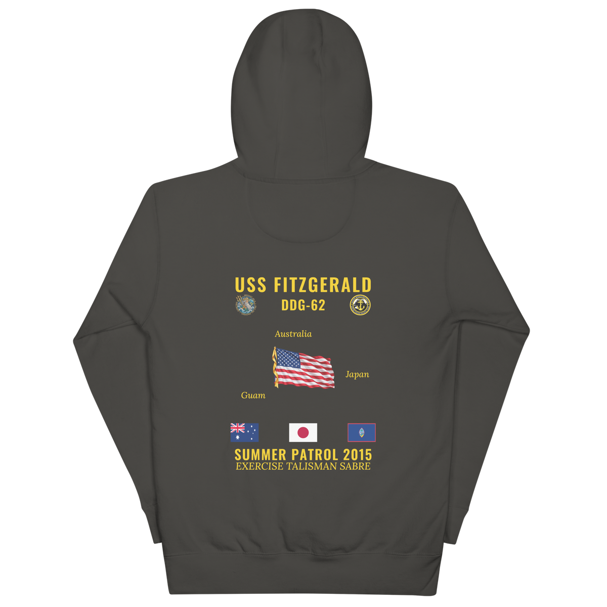 USS Fitzgerald (DDG-62) 2015 Summer Patrol Cruise Hoodie