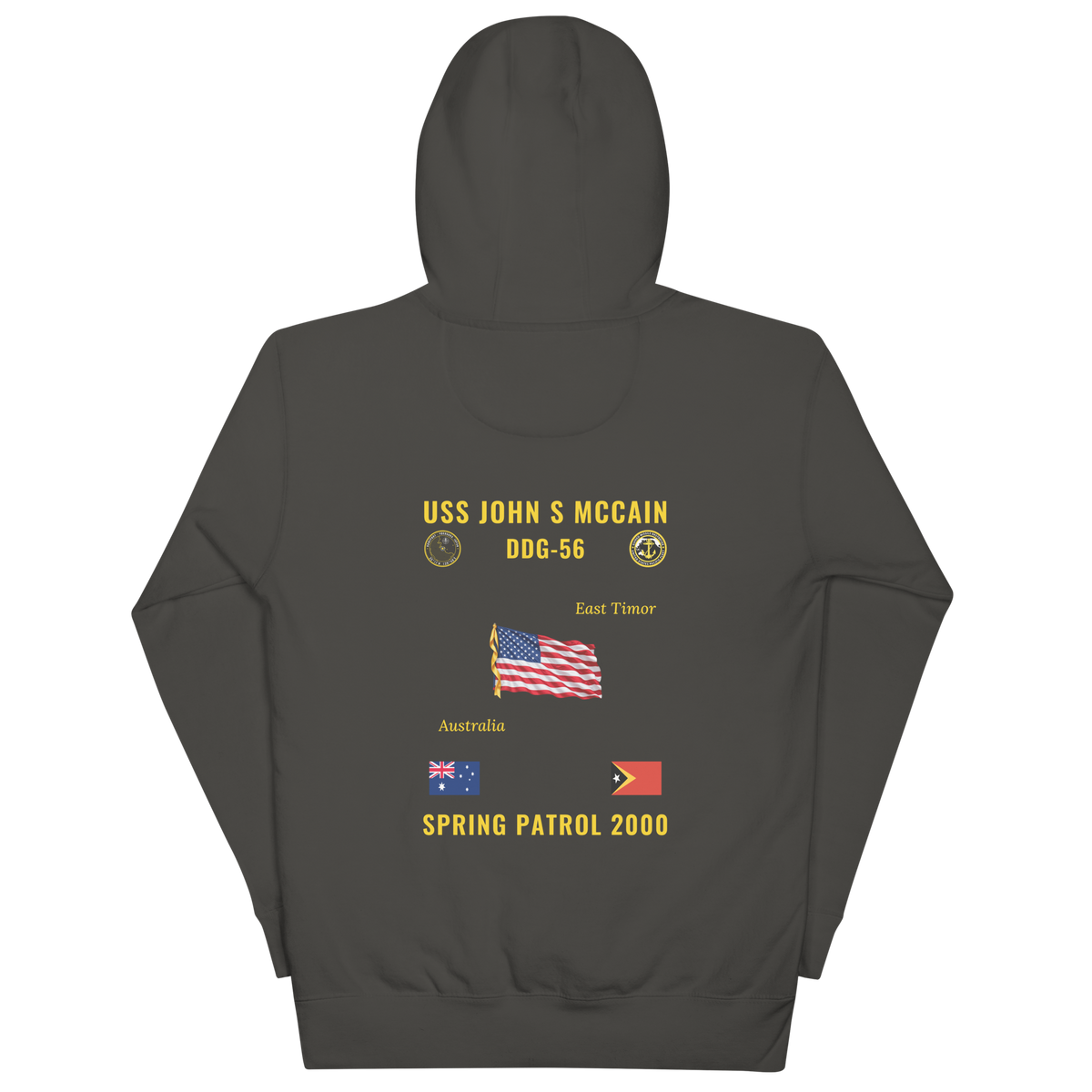 USS John S McCain (DDG-56) 2000 Spring Patrol Cruise Hoodie