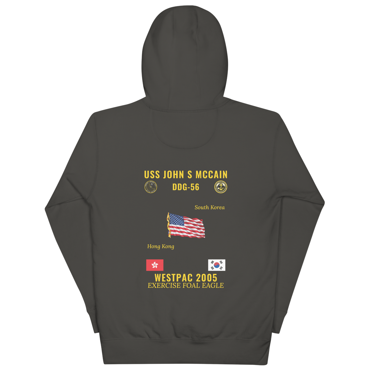 USS John S McCain (DDG-56) 2005 WestPac Cruise Hoodie