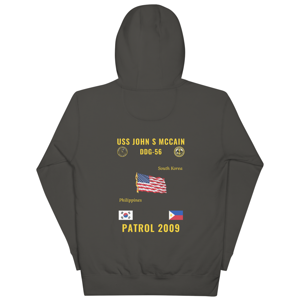 USS John S McCain (DDG-56) 2009 Patrol Cruise Hoodie