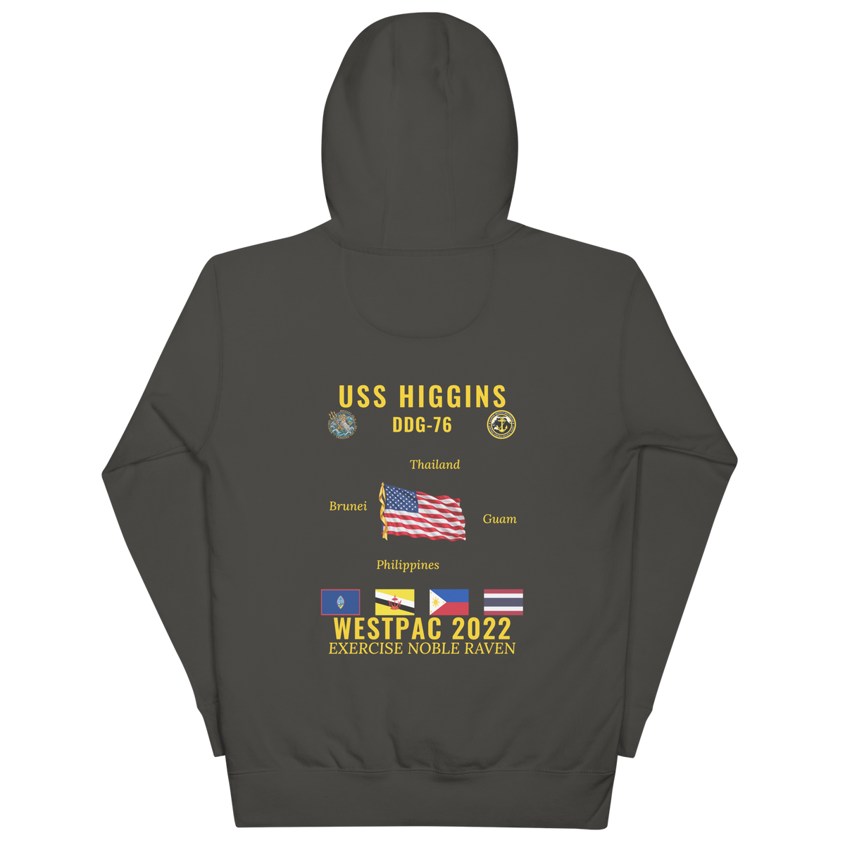 USS Higgins (DDG-76) 2022 WestPac Cruise Hoodie