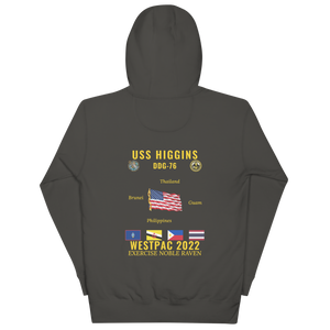 USS Higgins (DDG-76) 2022 WestPac Cruise Hoodie