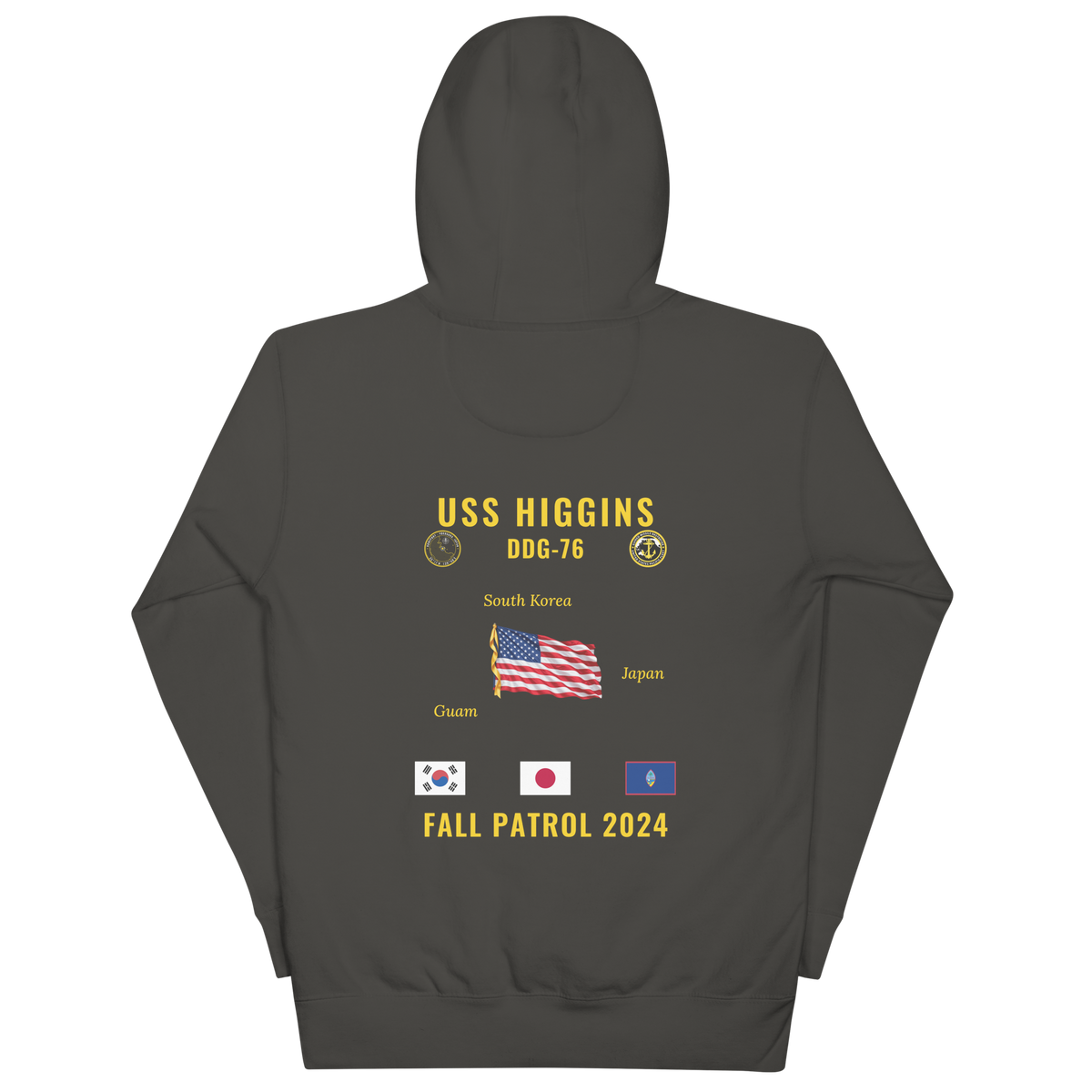 USS Higgins (DDG-76) 2024 Fall Patrol Cruise Hoodie