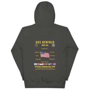 USS Benfold (DDG-65) 1999 WestPac/Arabian Gulf Cruise Hoodie
