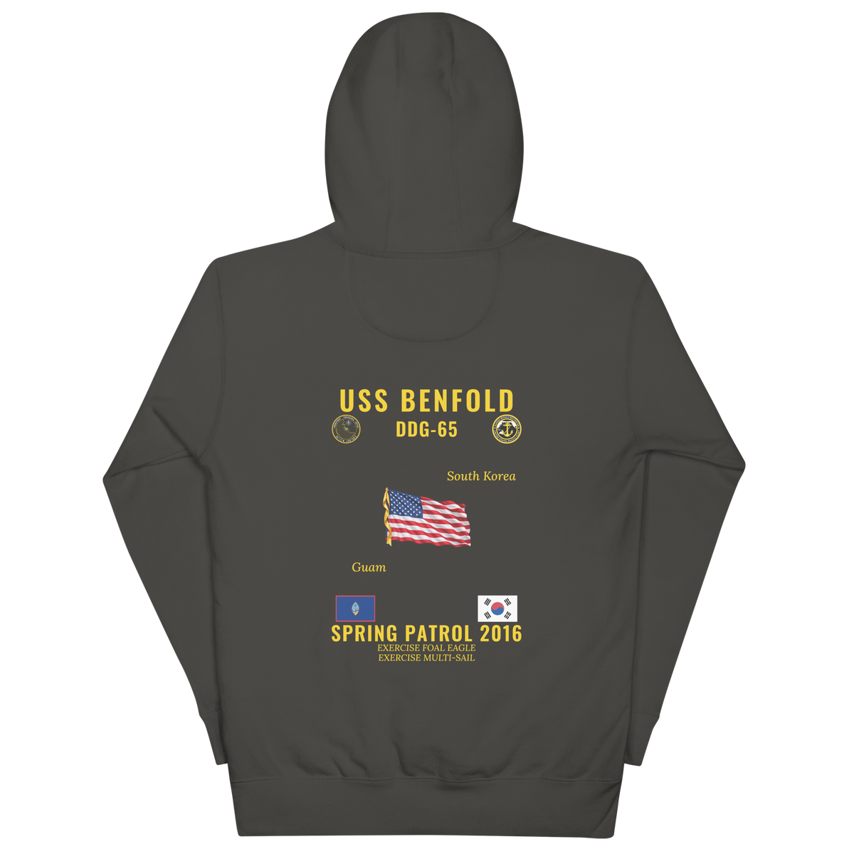 USS Benfold (DDG-65) 2016 Spring Patrol Cruise Hoodie