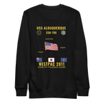 USS Albuquerque (SSN-706) 2011 WestPac Cruise Sweatshirt