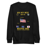 USS Key West (SSN-722) 2005 WestPac Cruise Sweatshirt