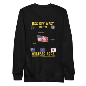 USS Key West (SSN-722) 2005 WestPac Cruise Sweatshirt