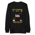 USS Fitzgerald (DDG-62) 2009 Summer Patrol Cruise Sweatshirt