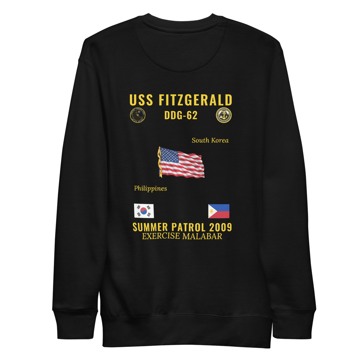 USS Fitzgerald (DDG-62) 2009 Summer Patrol Cruise Sweatshirt