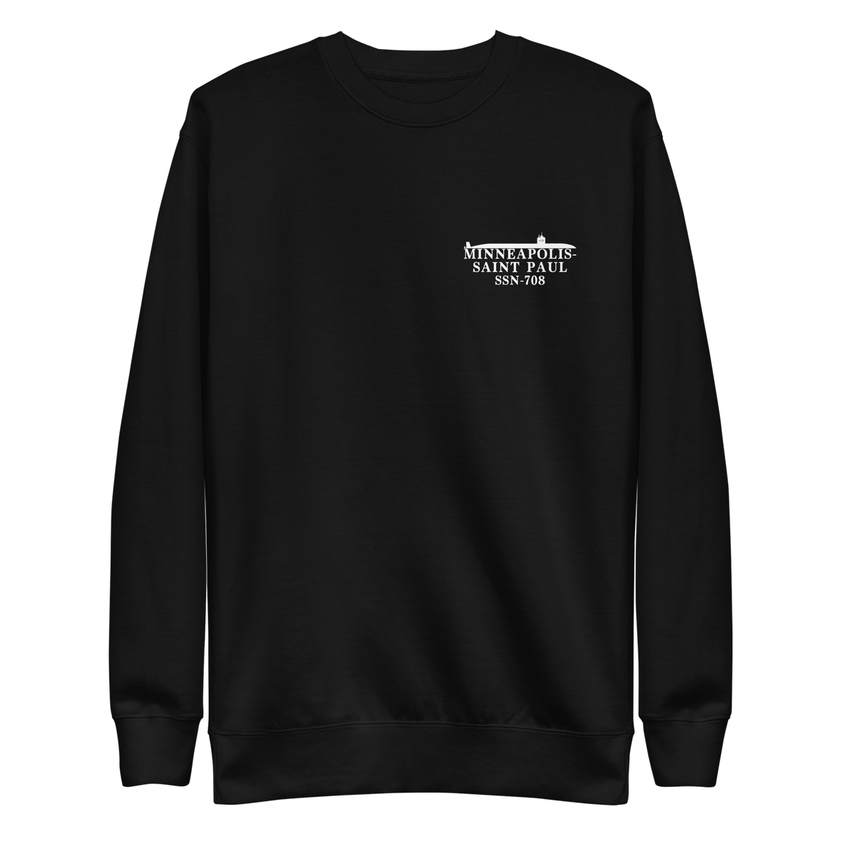 USS Minneapolis-Saint Paul (SSN-708) 1994-95 North Atlantic Cruise Sweatshirt