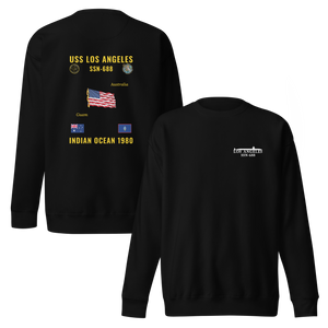USS Los Angeles (SSN-688) 1980 Indian Ocean Cruise Sweatshirt