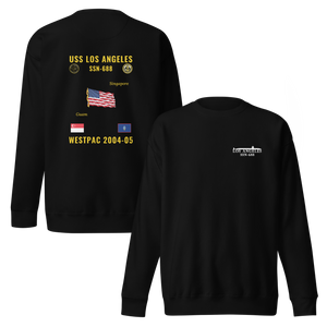 USS Los Angeles (SSN-688) 2004-05 WestPac Cruise Sweatshirt